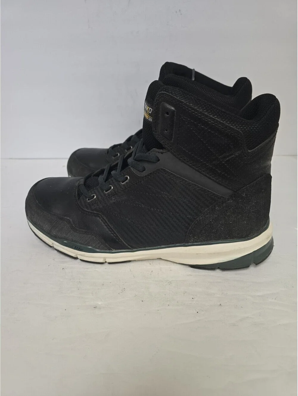Dakota Men's 3617 Mid-Cut Quad Lite Steel Toe Steel Plate Shoes Black Size 9M